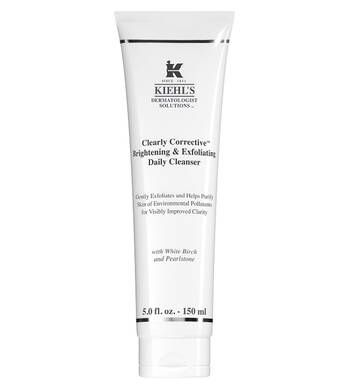 【Kiehl's 医学维C亮肌磨砂洁肤啫喱 (港币$270)】 含珍珠岩石粉及白桦萃取成份，帮助去除污垢、污染物及残留化妆品，令肌肤更柔滑亮亮泽。 • 适合肤质︰所有肤质｜ • 特点︰牡丹萃取与活性维他命C产生协同作用，有助逆转肤色不均的问题，令肌肤更加透澈。