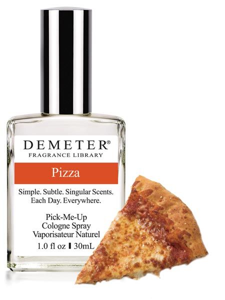  Demeter Pizza 味香水 1oz | $21美元 这支由美国Demeter推出的 Pizza味香水，闻起来有番茄酱、芝士和淡淡的牛至的味道。