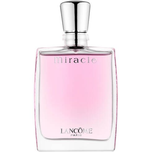 Lancôme MIRACLE (HK$890/100ml)：Lancôme这款MIRACLE香水散发着荔枝和小苍兰的香气，再配以姜和椒等辛辣香调，令香气更为特别，而且经典的瓶身设计，与1930年法国水晶品牌Lalique为Lancôme打造的香水瓶十分相似～