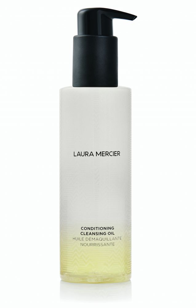 LAURA MERCIER 水凝玫瑰调肤洁颜油 HK$310 / 150ml | 卸妆油结合7种天然油分，能快速卸除肌肤残余彩妆，让肌肤变得滑嫩乾净。适合所有肤质使用，当中更加入了澳洲坚果油，能加强滋润度，适合中性至乾性肌肤使用。