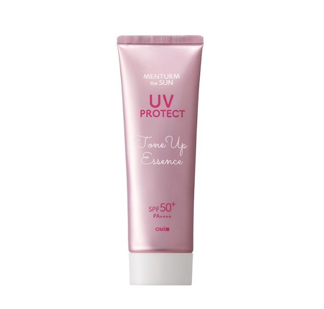 OMI Menterm The Suntone Up UV Essence SPF50+/PA++++ (售价以官方网站为準/80g)：OMI的防晒包含7种植物提取物为保湿成分，而薰衣草的颜色能够令肌肤变得白皙，亦能改善皮肤暗沉问题。