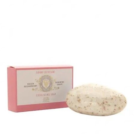 EXFOLIATING SOAP Renewing Grape｜HK$80：这款去角质肥皂富含葡萄籽和杏仁的细颗粒，可去除角质并清洁皮肤之余，亦有效改善暗沉和疲倦的问题。