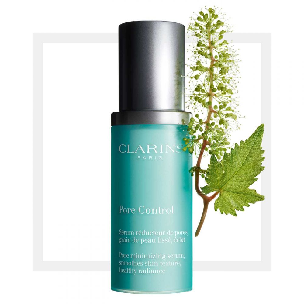 3. CLARINS 毛孔瞬效紧緻精华 30ml (港币480) 这瓶是CLARINS的收毛孔精华产品，适合混合型和油性肌肤使用，能解决肌肤老化、油脂和角质过盛的问题，更可以即时抚平和紧致毛孔，长期使用则有效改善毛孔粗大的问题。