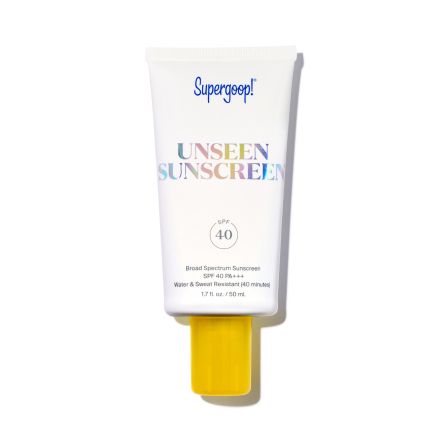 第6位：Supergoop! Unseen Sunscreen | 售价：HK$270/50ml | 发售年份：2018。这款无色、无味、质地透薄的防晒产品，在每日妆前使用也不会造成肌肤负担。