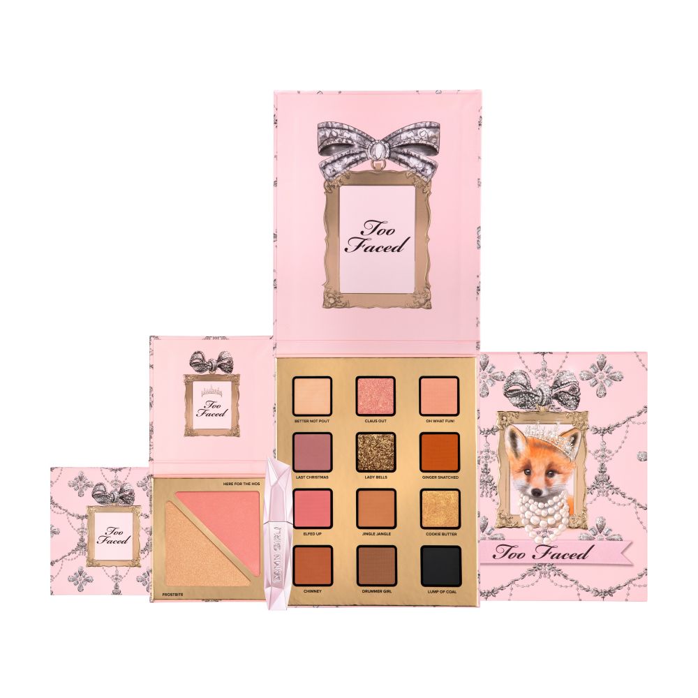 Enchanted Beauty -魔法闪亮套装 Foxy Neutrals(HK$340)：包括12色眼影及双色面部修容彩妆盘，旅行装睫毛液