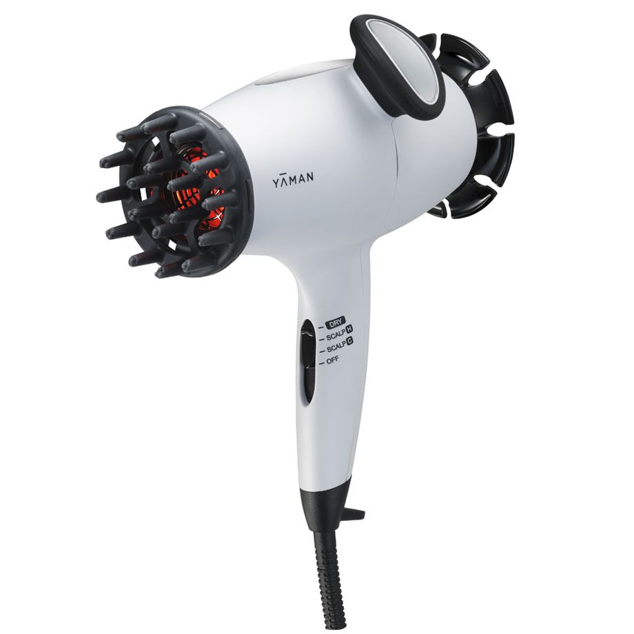 2. YA-MAN Scalp Dryer Pro｜日元22,910円连税 综合评分︰4.54 维持约60℃低温却能达到速乾效果，附有头皮护理模式，同时修护髮丝及头皮。给予髮丝光泽感，像使用了护肤素一样。平均86dB的音量相对地较安静！