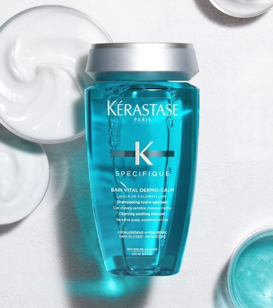 1. KERASTASE 舒缓浴髮乳 洗髮水使用零硅酮配方，能缓和头皮痕痒、乾燥感及不适，让头髮变得滋润又轻盈，减轻头皮负担。