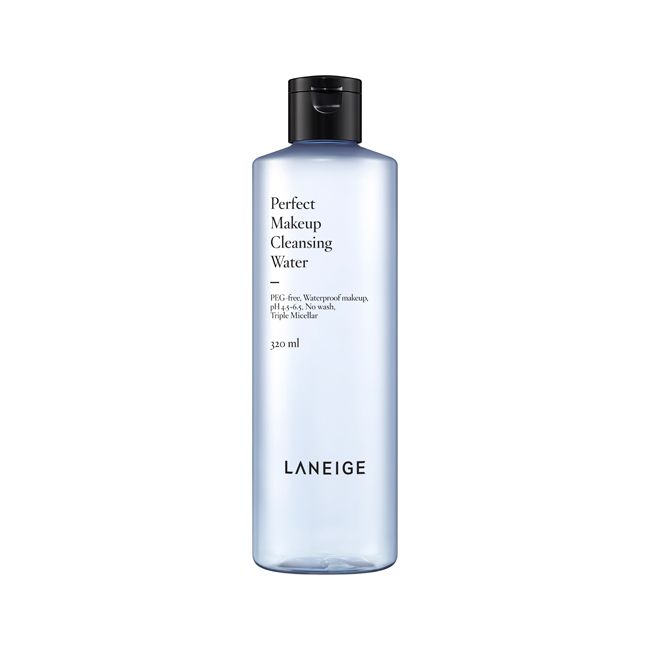 LANEIGE 深层洁净卸妆水 320ml $170 | 这款卸妆水能卸除底妆、唇妆、睫毛液及防水彩妆，当中的温和弱酸性配方更可以免去过水步骤，而蕴含的薄荷精华让你感觉瞬间清爽又乾净。