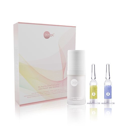 SKIN INC Custom Recovery Sleep Mask - Hydro Cream + 2 Serum Booster Set｜HK$970：SKIN INC的睡眠面膜能够按照自己的需要而製定，能针对肌肤需要改善的地方，是一支十分好用的睡眠面膜。