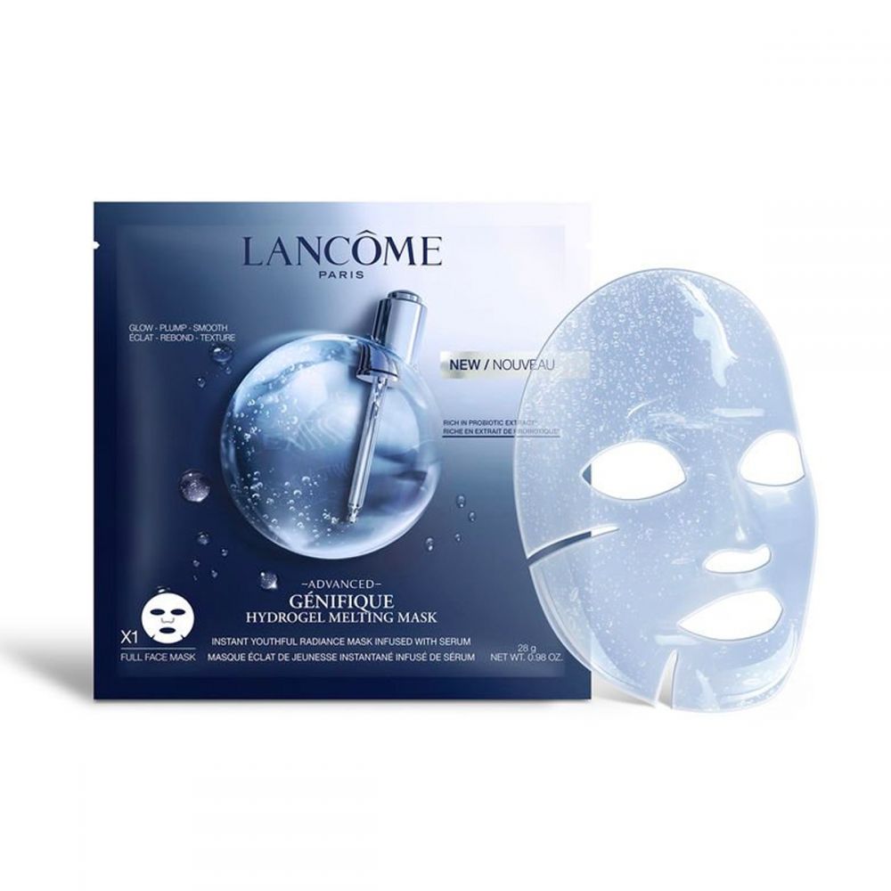 【7位】Lancôme Genifique嫩肌活肤精华面膜(日圆¥1,540连税/ 1片)──面膜採用生物纤维科技製成，盛载将近一瓶的Lancôme嫩肌活肤精华，使用一次，即时提升肌肤状态，令肌肤显得丰盈、紧致，适合熟龄肌使用。