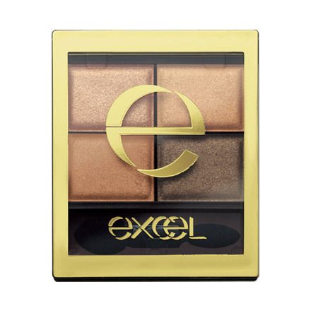 综合赏 第7位excel 裸色深邃眼影 售价HKD 135。微粒珠光粉末及美容液成分配合，眼妆持久富有光泽感。