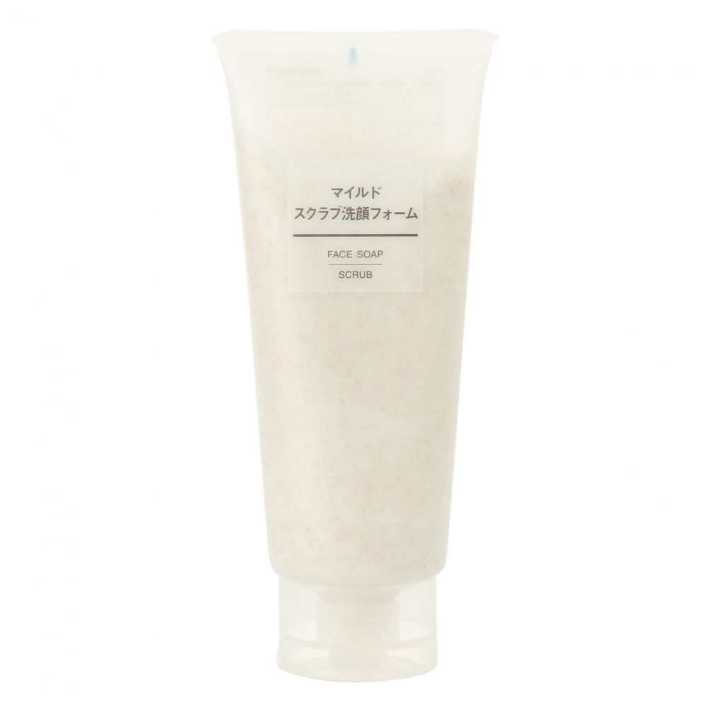 MUJI 温和去角质洗面乳 200g (售价港币 $58）