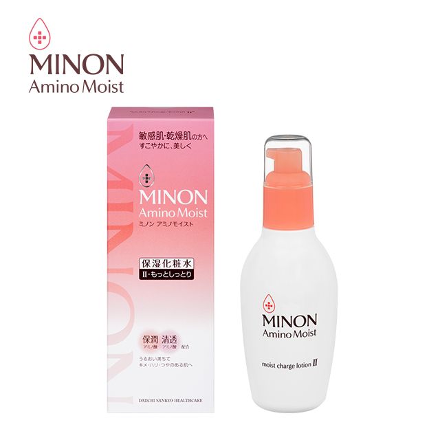 MINON Amino Moist 浓润保湿化妆水 II 150ml (售价以官方为準) 含9种保润氨基酸、2种美容氨基酸，有抗氧化、糖化及羰基化功效。提升肌肤光泽度、柔软度及弹力。