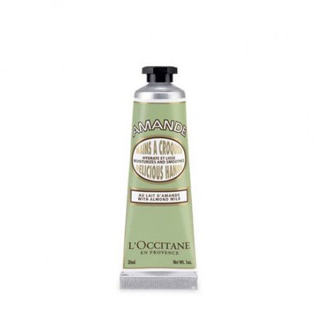 4. L'OCCITANE杏仁柔滑润手霜 售价HK$175 | 75ml。 蕴含杏仁乳质及杏仁油，质感水润，有淡淡的杏仁奶香味。