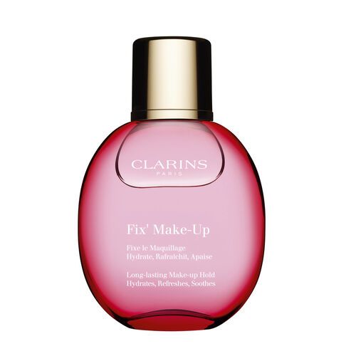 第5位CLARINS 长效定妆喷雾 | HK$260/50ml 蕴含芦荟萃取，即时保湿及纾缓乾燥，令妆容更贴服。有机玫瑰水香氛，喷在脸上让你放鬆身心。