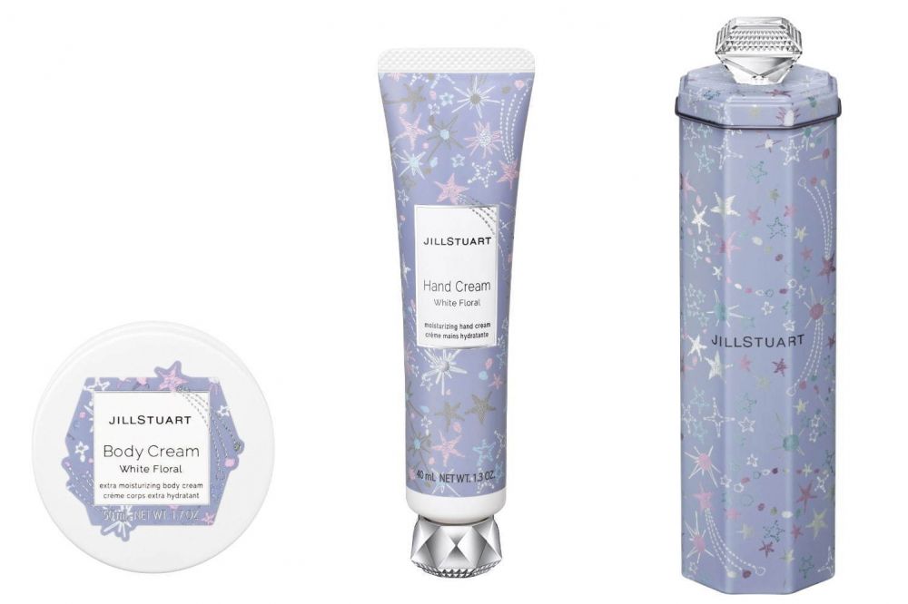 Dreamy Stars Gift Body Cream & Hand Cream White Floral (3,000円＋税 / Body Cream 50mL , Hand Cream 40g) (限量版)：身体乳霜和护手霜都以杏仁油，初榨椰子油等成分而成，质地光滑，使用后能滋润肌肤。