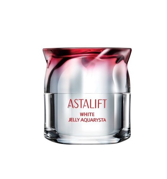 ASTALIFT White Jelly Aquarysta (10,000日元+税/40g)：ASTALIFT精华液结合了美白、保湿和紧緻效果，在涂抹乳液前，先把精华液涂抹在肌肤上，除了能美白肌肤外，更可以为肌肤带来保湿和紧緻效果。