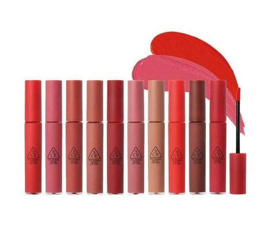 7. 3CE Velvet Lip Tint 4g USD 13.60 3CE的唇釉拥有十分好的口碑，显色度高又有丝滑质感。