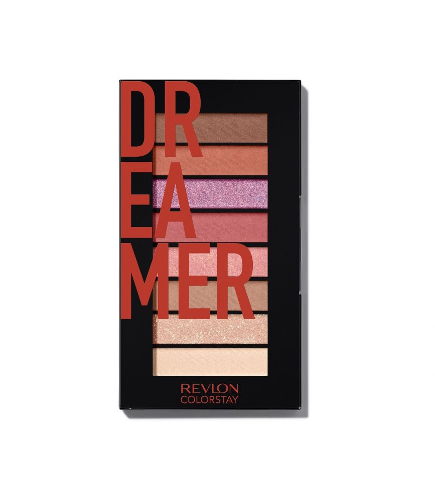 REVLON 8色迷你眼影盘 ColorStay Looks Book Palette™ HK$128｜以造型目录作为设计概念，糅合各种深浅色调的眼影，缔造极富变化及层次感的眼妆，高度浓郁显色，粉质丝滑细腻，纤薄小巧的包装设计方便随行补妆。