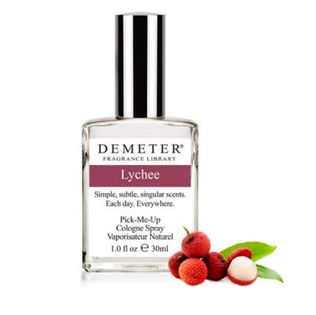 DEMETER FRAGRANCE LIBRARY LYCHEE (US$21/30ml)：这款香水除了荔枝香调外，亦带着少许柑橘香气，使用后散发着阵阵新鲜的果味，不喜欢较甜果香的女生，不妨考虑这支清新香调香水。