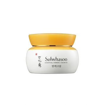 【Sulwhasoo滋盈肌本紧緻面霜50 ml | HKD 720】蕴含枸杞子、黑豆及葛根萃取物，有助强化肌肤屏障 及弹力纤维，巩固肌肤承托力，紧緻肌肤轮廓。