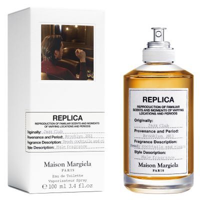 [TOP 2] Maison Margiela REPLICA JAZZ CLUB｜US$135/100ml：这款香水十分特别，散发着酒香和烟草香调，是一款十分适合男士使用的皮革香香水，使用后就像进入了爵士酒吧品嚐鸡尾酒的温馨氛围。