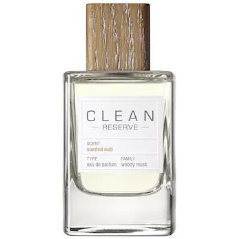 CLEAN香水推荐5 Sueded Oud Eau de Parfum。 就如麂皮沉香般有着温暖、沉稳和性感的味道，以清新奶油般的方法去萃取的沉香木，有别于传统沉香木味，男女皆宜。