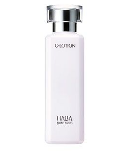 HABA G LOTION (售价以官方为準) 蕴含多种天然成份、矿物质及微量元素，有助促进新陈代谢，令肌肤回复润泽健康。加入莎莎熊笹液及透明质酸，提升肌肤弹性，令肌肤水嫩饱满。