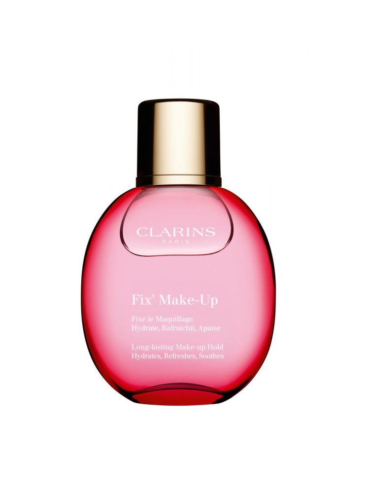 【第3位 CLARINS长效定妆喷雾 容量：50mL│售价：$260】内含有机芦荟萃取及尿囊素成分，能即时给予肌肤保湿及舒缓作用，更让妆容变得持久贴服，不论是用作定妆还是补妆都非常适合。