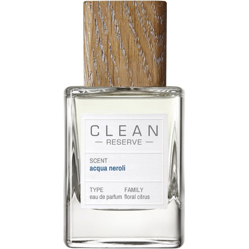 CLEAN香水推荐1 CLEAN RESERVE ACQUA NEROLI。 是一款中性花香型香水，麝香与清新的佛手柑、西西里橙和橘子的混合，散发出乾净提醒的清新香气，尤其适合白天或温暖季节适用。