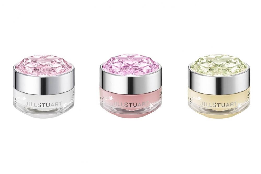 JILL STUART Dreamy Stars Gift Lip Balm (各1,500円＋税) (限量版)：含有保湿成分，例如摩洛哥坚果油，杏仁油等，使用后令嘴唇达至保湿和护理效果。 (从左至右) White Floral / Roses / Blooming Pair。 