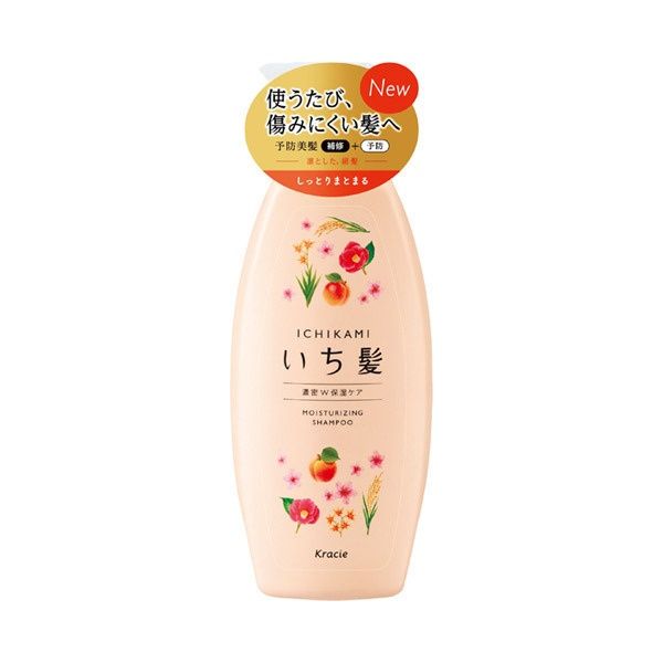 【综合评价：B】ICHIKAMI Moisturizing Shampoo（日元406含税） （1）专业髮型师实测：2/5 （2）成分：4/5 （3）使用感受：4/5