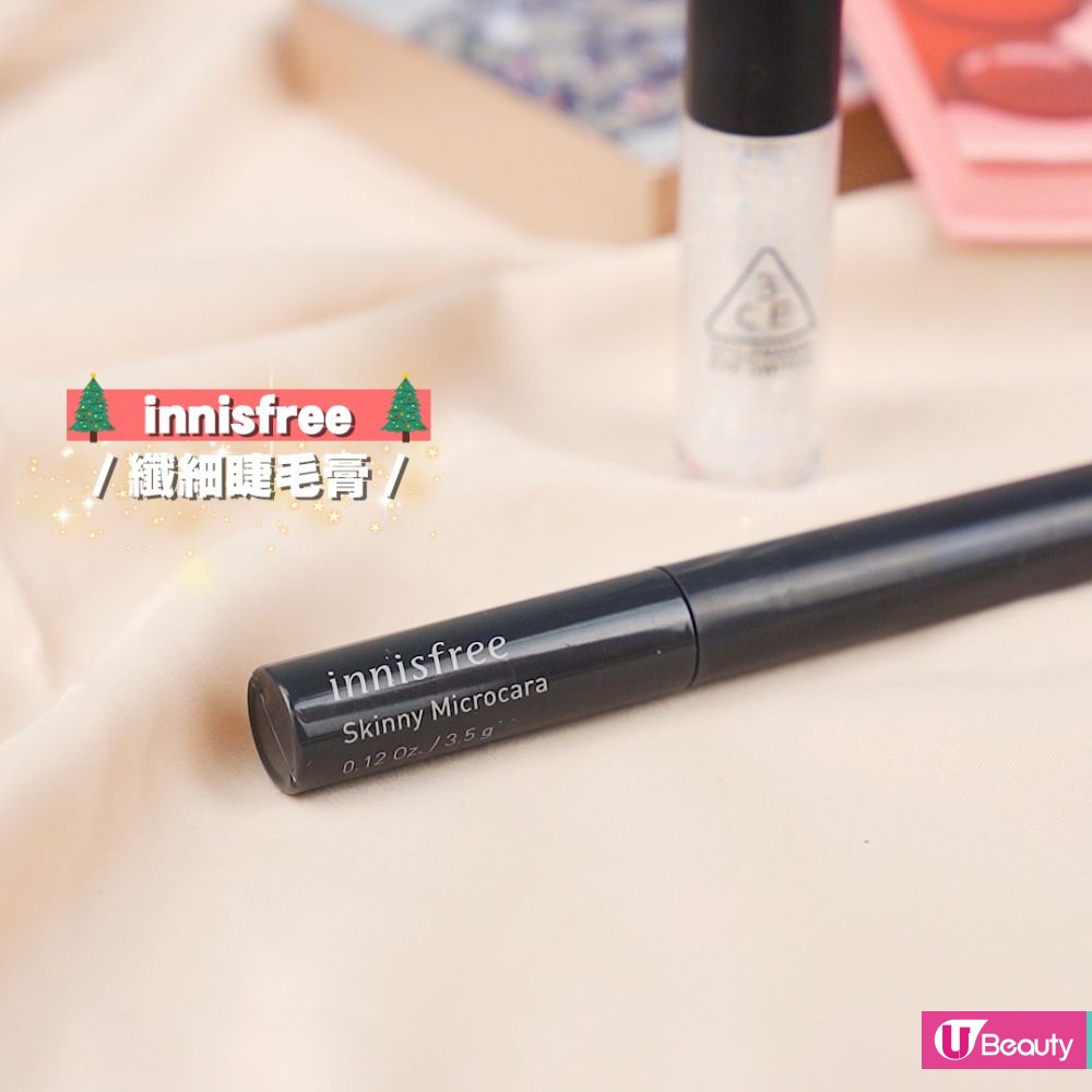 innisfree纤细睫毛膏 HK$79 ｜2.5mm的刷头，能使隐藏在内部的细微睫毛也能上妆，使眼妆更自然。