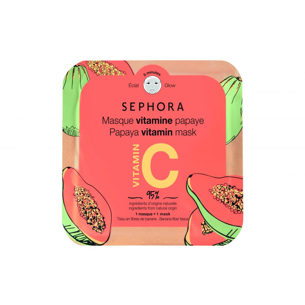 Sephora Collection Colorful Vitamin Face Mask HK$35：SEPHORA推出的各款维他命面膜能根据自己的肤质和需求，选择合适自己的面膜～