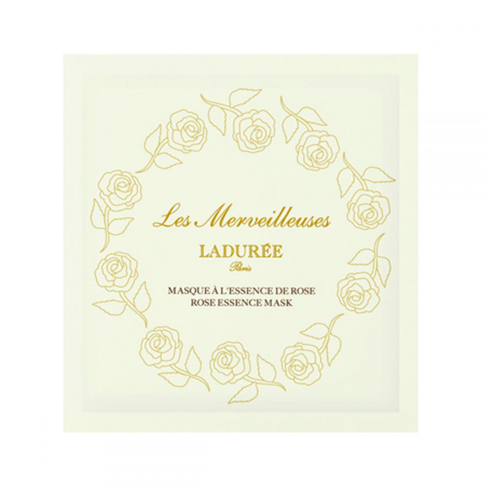 【6位】Les Merveilleuses LADURÉE白玫瑰精华保湿面膜(日圆¥4,400连税/ 5片)──面膜使White Charming 白玫瑰萃取和高保湿成分的浓缩精华，能够软化皮肤，将精华渗透至肌底层，由内而外提供深层修护，维持肌肤水润饱满。